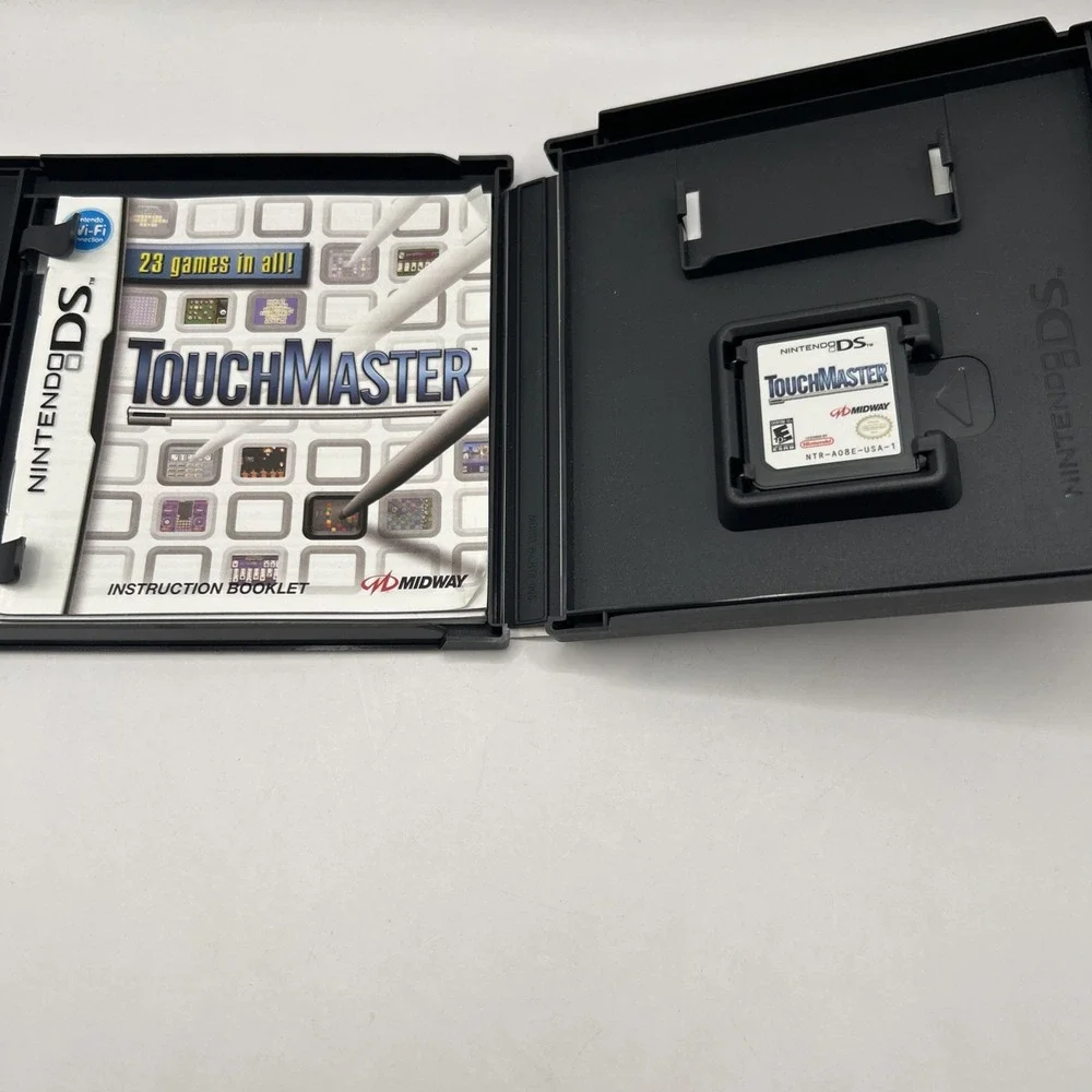 TouchMaster (Nintendo DS, 2007) Video Game Complete With Manuals CIB -B